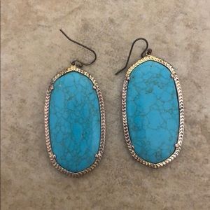 Kendra Scott Turquoise Danielle Earrings